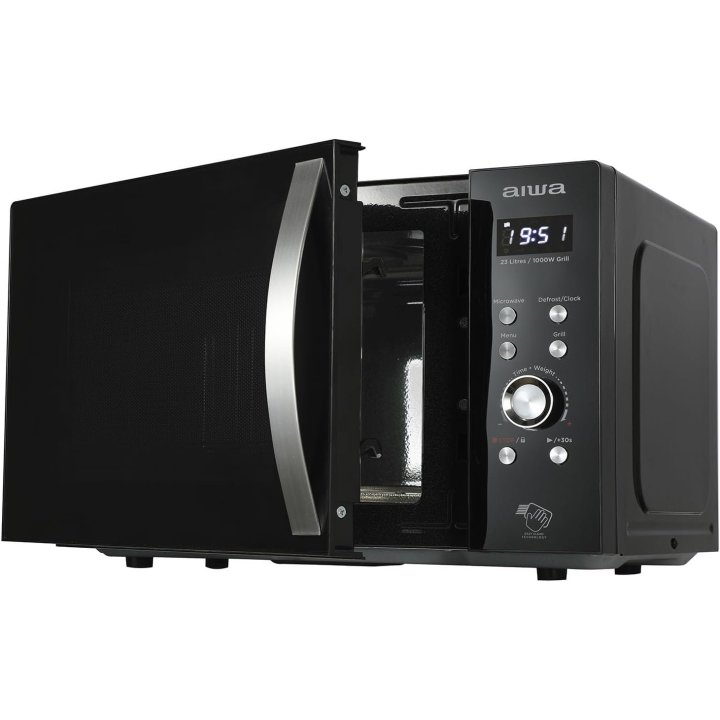 Microondas Aiwa Mw230dgbk Grill 23l 800w Color...