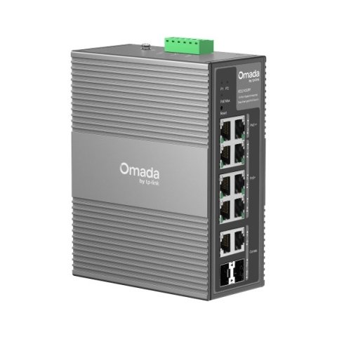 Switch Gestionable L2 Tp-link Ies210gpp 8xgb (2poe++ 6poe+) 2xsfp 240w Diseño Industrial