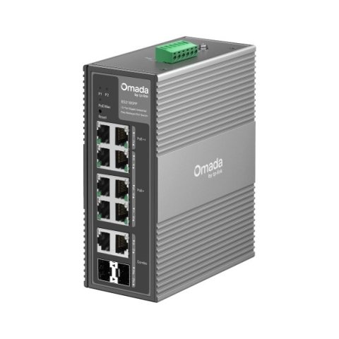 Switch Gestionable L2 Tp-link Ies210gpp 8xgb (2poe++ 6poe+) 2xsfp 240w Diseño Industrial