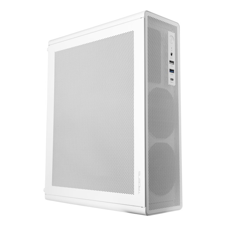 Caja Microatx Slim Tacens 2aeroslim500w 90mm Fan Paneles Mesh Usb-c Color Blanco F.a Tfx 500w