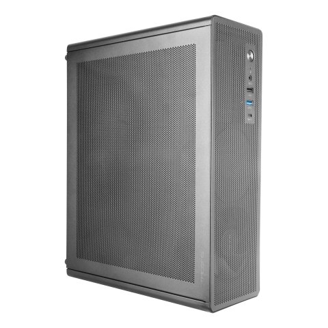 Caja Microatx Slim Tacens 2aeroslim500 90mm Fan Paneles Mesh Usb-c Color Negro F.a Tfx 500w