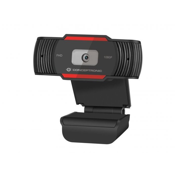 Webcam Fhd Conceptronic Amdis04 1080p Usb Foco...