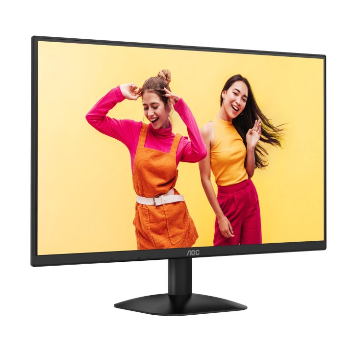 Monitor 24" Hdmi Vga Aoc 24b35hm2 Va Fhd 100hz 1ms Vesa 100x100 Negro