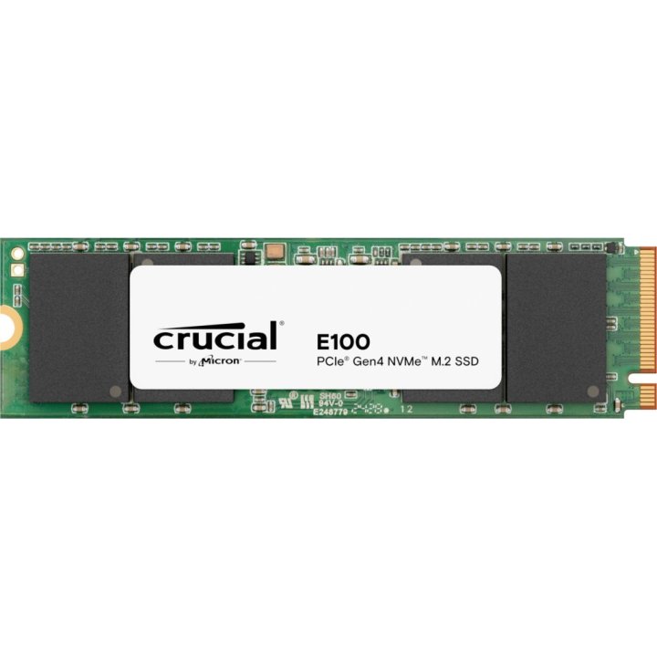 Disco M.2 Nvme 2tb Crucial E100 Ct2000e100ssd8  Pcie 4.0 X4 Read 5000mbps Write 3000mbps