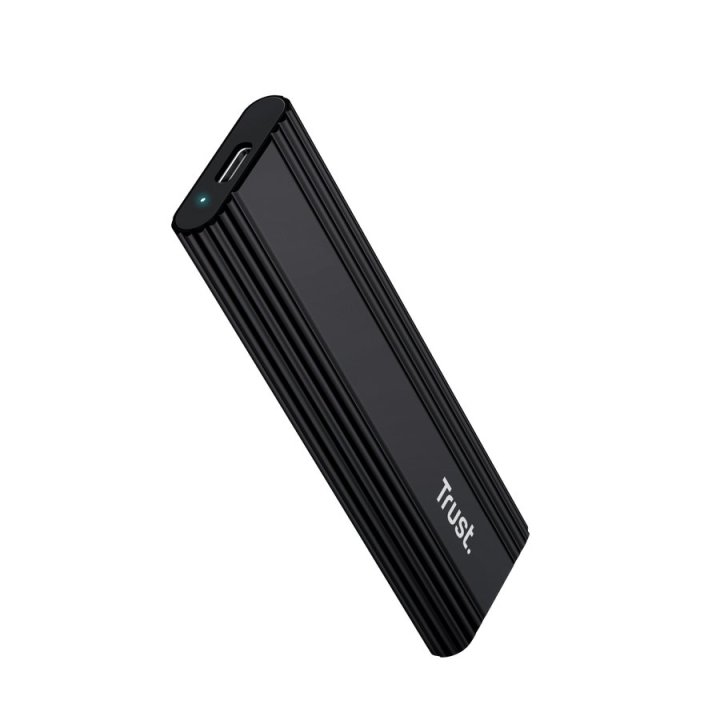 Caja Externa M.2 Usb-c Trust Para 2230 2242 2260 2280 Color Negro