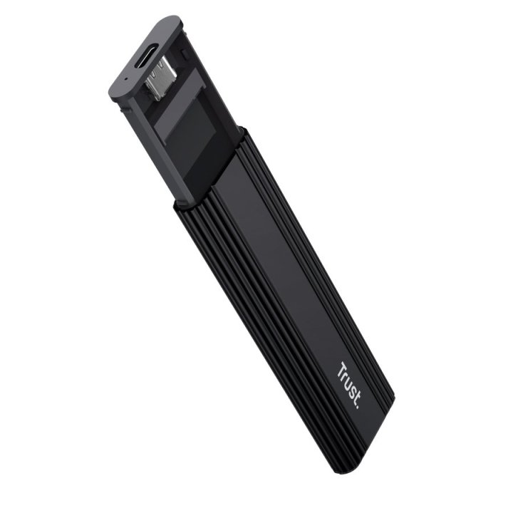 Caja Externa M.2 Usb-c Trust Para 2230 2242 2260 2280 Color Negro