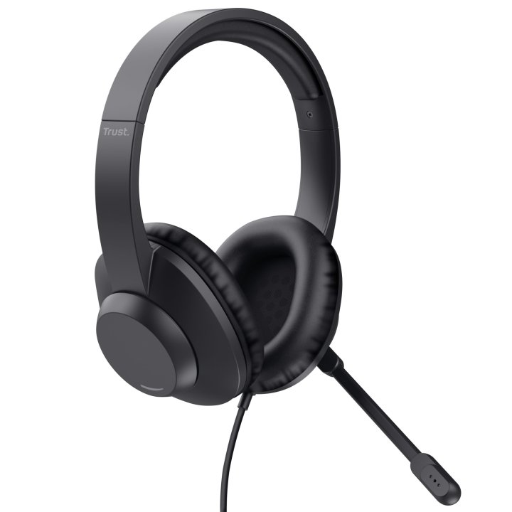 Headset Trust Ayda Max Color Negro Jack 3.5mm Cable 1,8m