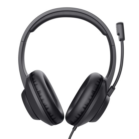 Headset Trust Ayda Max Color Negro Jack 3.5mm Cable 1,8m
