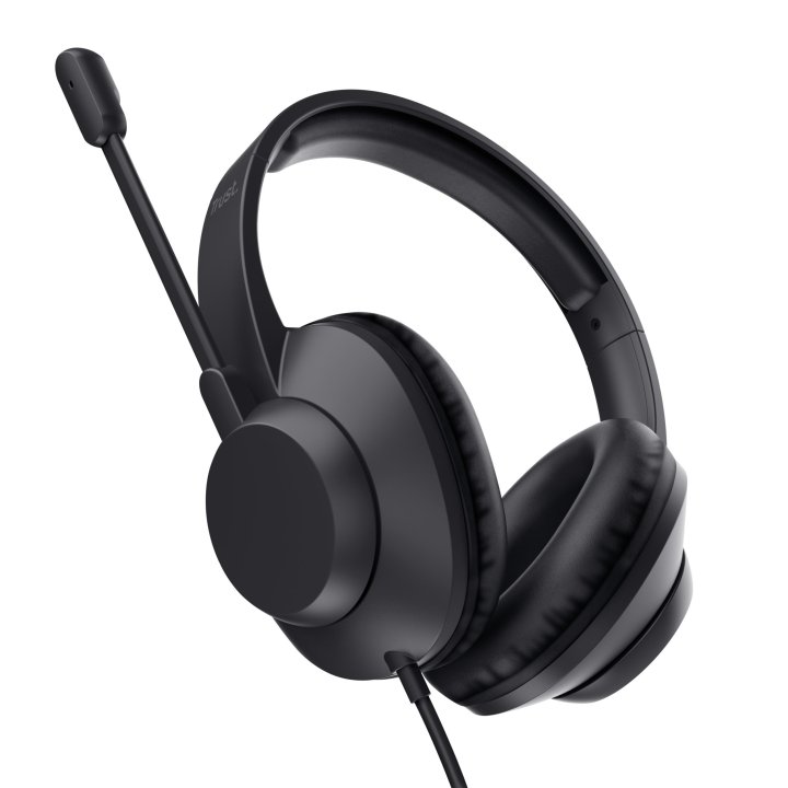 Headset Trust Ayda Max Color Negro Jack 3.5mm Cable 1,8m
