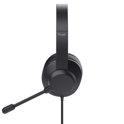 Headset Trust Ayda Max Color Negro Jack 3.5mm Cable 1,8m