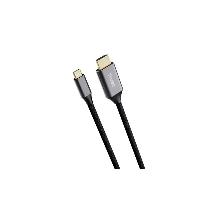 Cable Usb-c A Hdmi Trust Calyx Trenzado 2m 4k