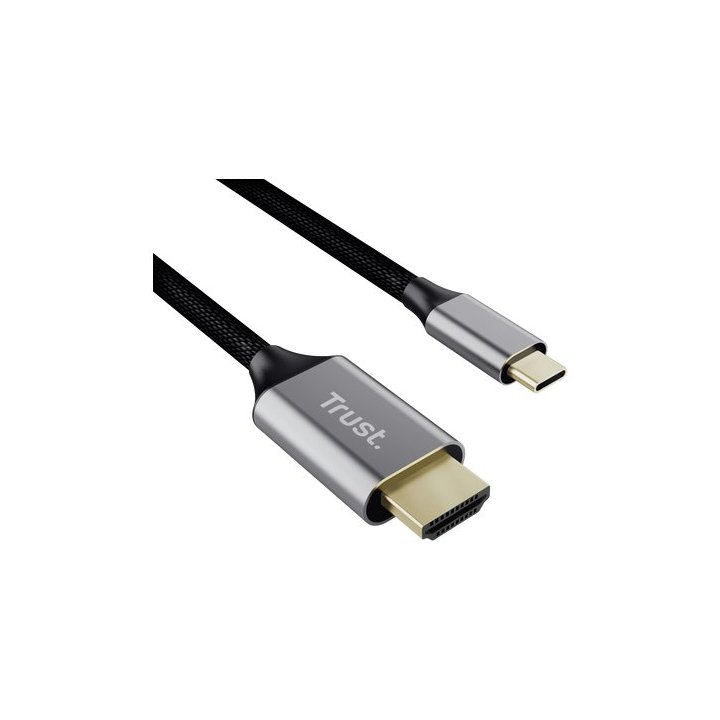 Cable Usb-c A Hdmi Trust Calyx Trenzado 2m 4k