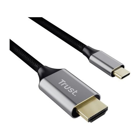 Cable Usb-c A Hdmi Trust Calyx Trenzado 2m 4k