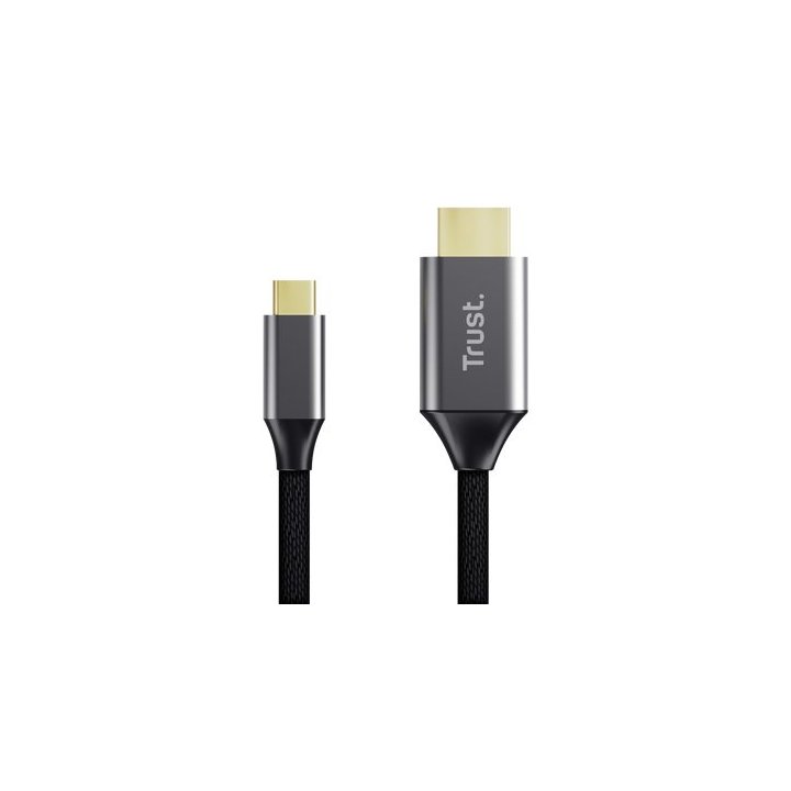 Cable Usb-c A Hdmi Trust Calyx Trenzado 2m 4k