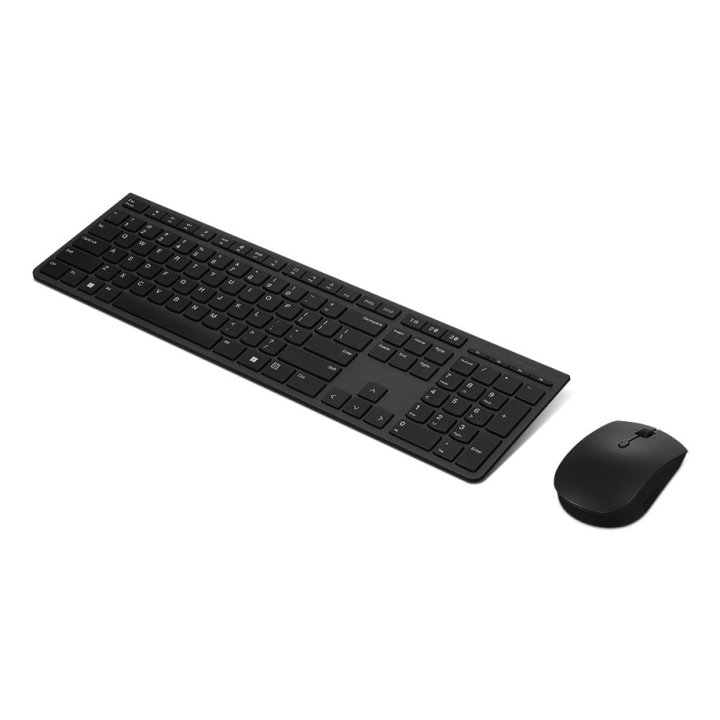 Teclado Y Mouse Lenovo Wireless Recargable  3 Dispositivos 2.4gz Y Bluetooth