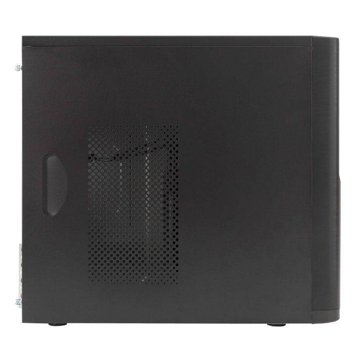 (km0) Caja Micro Atx Unyka Matx Dark Shadow Caja Negra Con 2 Bahías De 5.1 4 Con F.a 300w 85% Ee Cash30