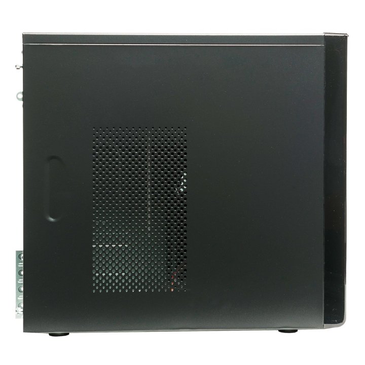 (km0) Caja Micro Atx Unyka Matx Dark Shadow Caja Negra Con 2 Bahías De 5.1 4 Con F.a 300w 85% Ee Cash30
