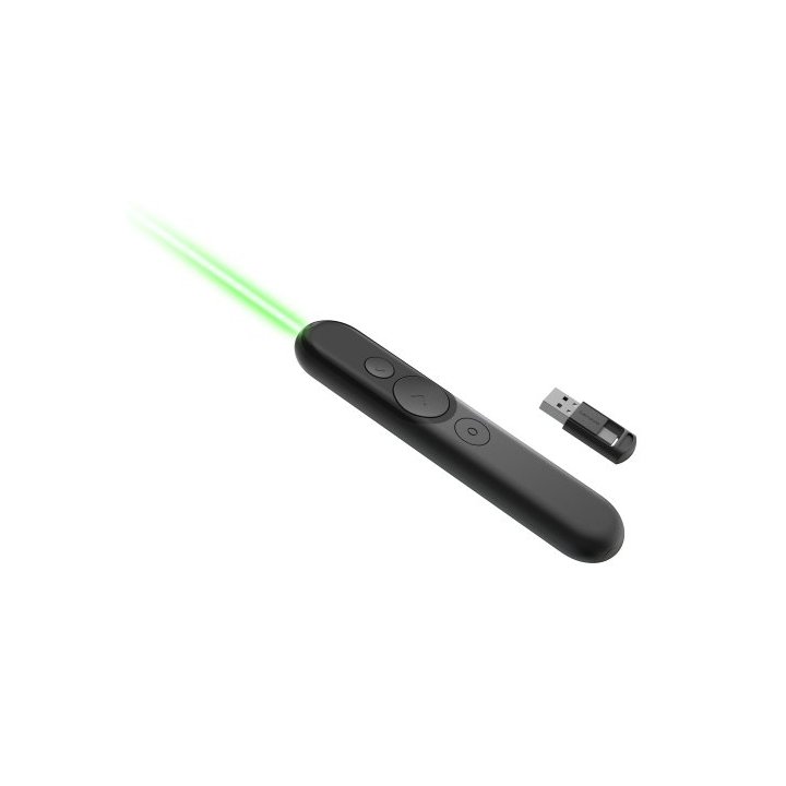 Presenter Lenovo Laser Recargable, Puntero Laser, 2.4ghz(usb-c usb-a)  Bluetooth 5.3 Dual Connection