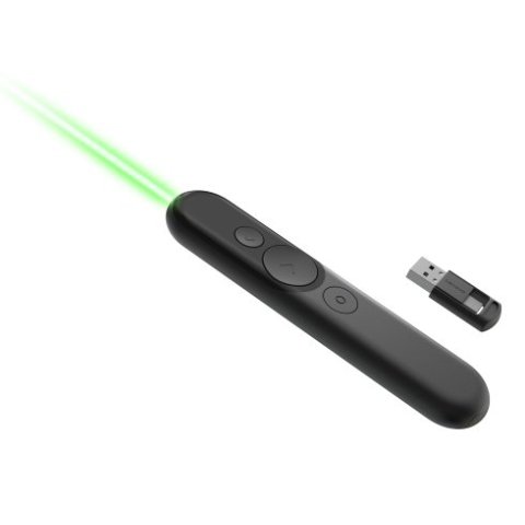 Presenter Lenovo Laser Recargable, Puntero Laser, 2.4ghz(usb-c usb-a)  Bluetooth 5.3 Dual Connection