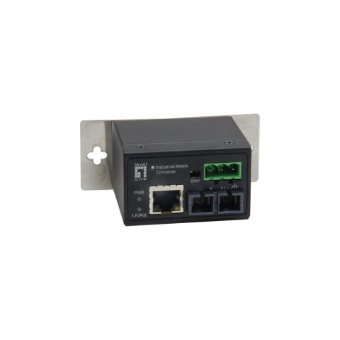 Convertidor Fibra Level One Iec-4002 Rj45 Ethernet A Fibra Multimodo St 2km
