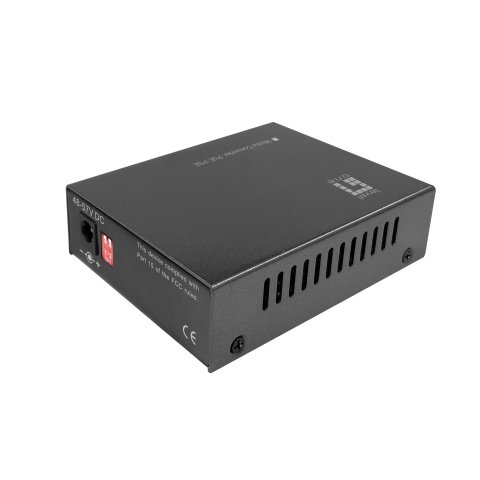 Convertidor De Medios Level One Gvt-2012 Rj45 Gb A Sfp Poe Ps3 30w
