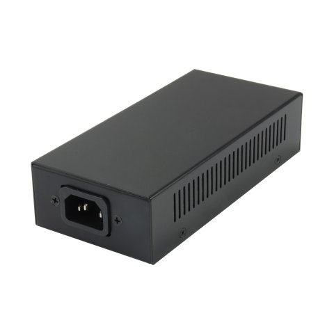 Poe Injector Adapter Gigabit Level One 60w Pasa Datos Y Alimentacion Por El Mismo Cable 