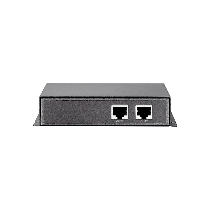 Poe Extender Level One Por-0202 Poe-plus 2 Puertos Conectable En Cascada Extiende 100m