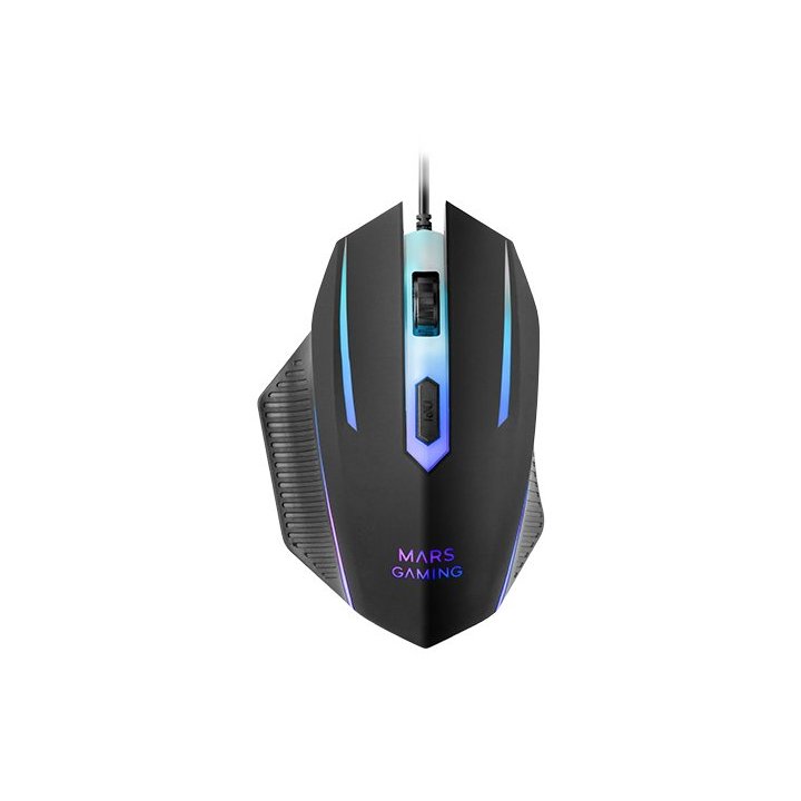 Teclado Mouse Headset Y Alfombrilla Mars Gaming Mcp124propt H-mech Rgb 3200dpi Negro Portugues