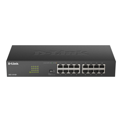 Switch No Gestionable D-link Dms-1016/e 16x10/100/1000/2.5g