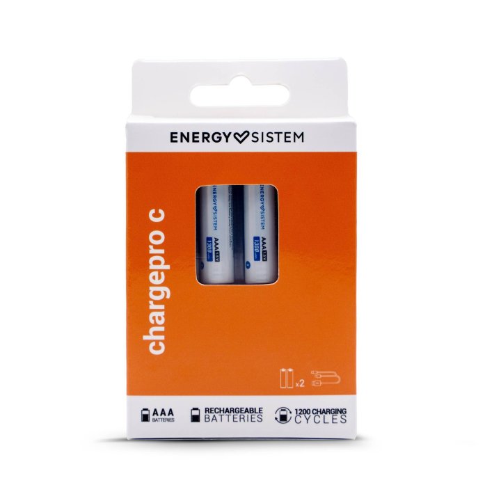 Pilas Aaa Recargables Energy Sistem Con Conector Usb-c 1110mwh Pack De 2