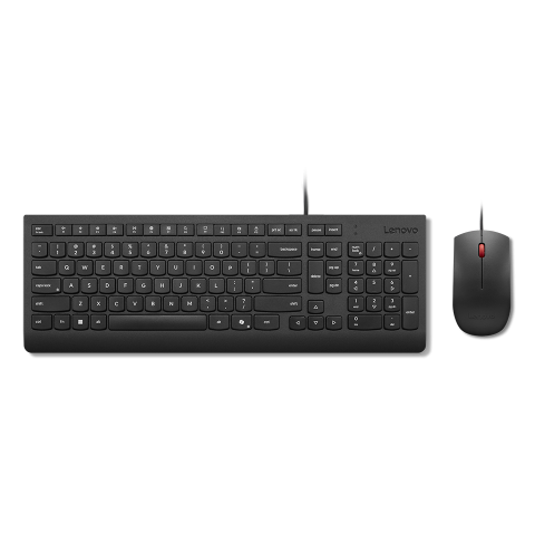 Teclado Y Mouse Usb Corded Lenovo Essential Nueva Generacion De Teclados Con Tecla Copilot