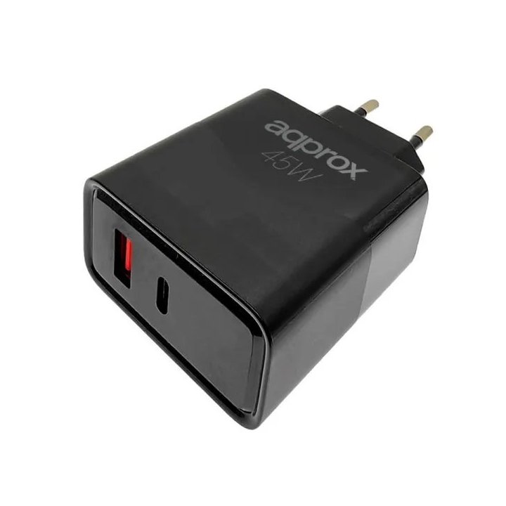 Cargador De Pared Approx Appusbwall45w 1xusb-c...