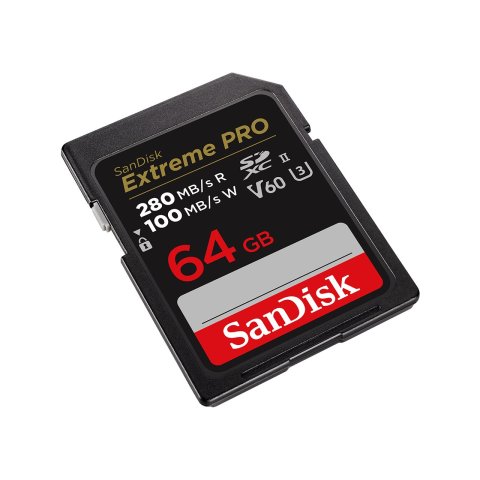 Memoria Sd 64gb Sandisk Extreme Pro Sdxc Uhs-ii Class V60 Read 280mb s Write 100mb s