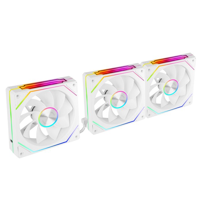 Kit 3xventilador Interno Arg Mars Gaming Mf-linkfinity Kit Blanco Modulares Pwm 120mm Aspas Invertidas