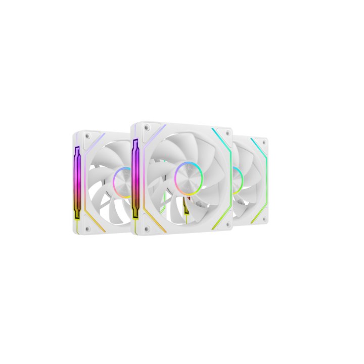 Kit 3xventilador Interno Arg Mars Gaming Mf-linkfinity Kit Blanco Modulares Pwm 120mm Aspas Invertidas