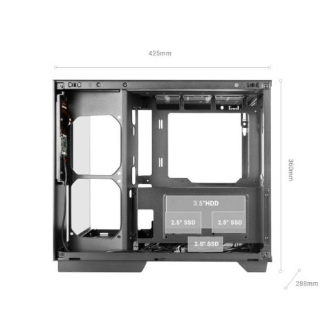 Caja Atx Cube Mars Gaming Mcmirage Blanco...