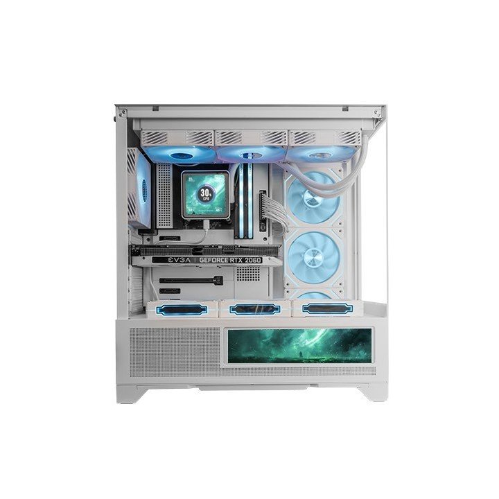 Caja Atx Semitorre Mars Gaming Mclcdx Blanco...