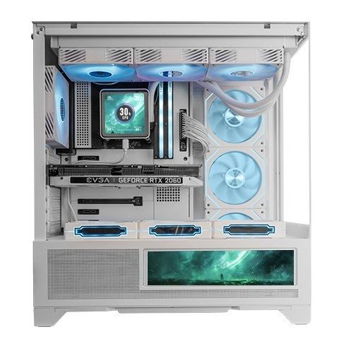Caja Atx Semitorre Mars Gaming Mclcdx Blanco...