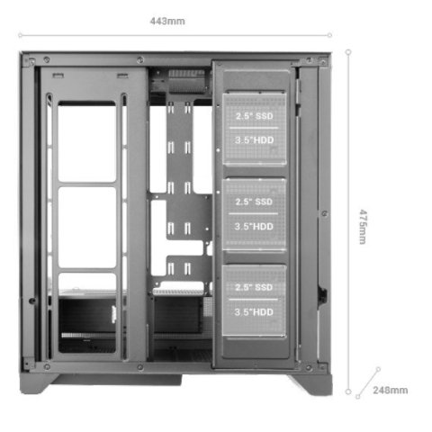 Caja Atx Semitorre Mars Gaming Mclcdx Blanco...