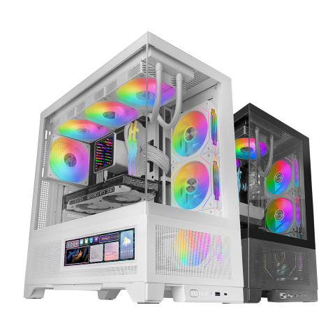 Caja Atx Semitorre Mars Gaming Mclcdx Blanco...