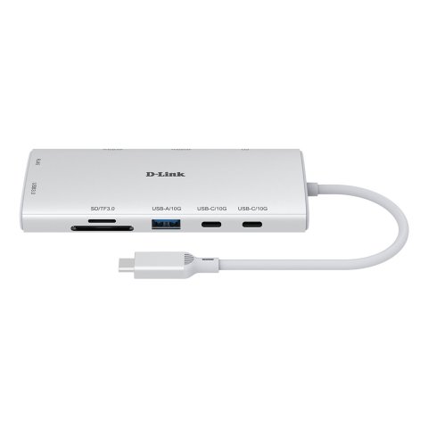 Docking Usb-c D-link Dup-a01 2xhdmi 4k 3xusb3.0 1xusb-c Pd 60w 1xgb Rj45
