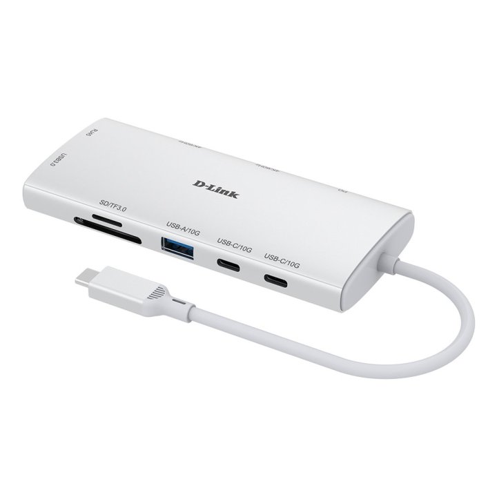 Docking Usb-c D-link Dup-a01 2xhdmi 4k 3xusb3.0 1xusb-c Pd 60w 1xgb Rj45