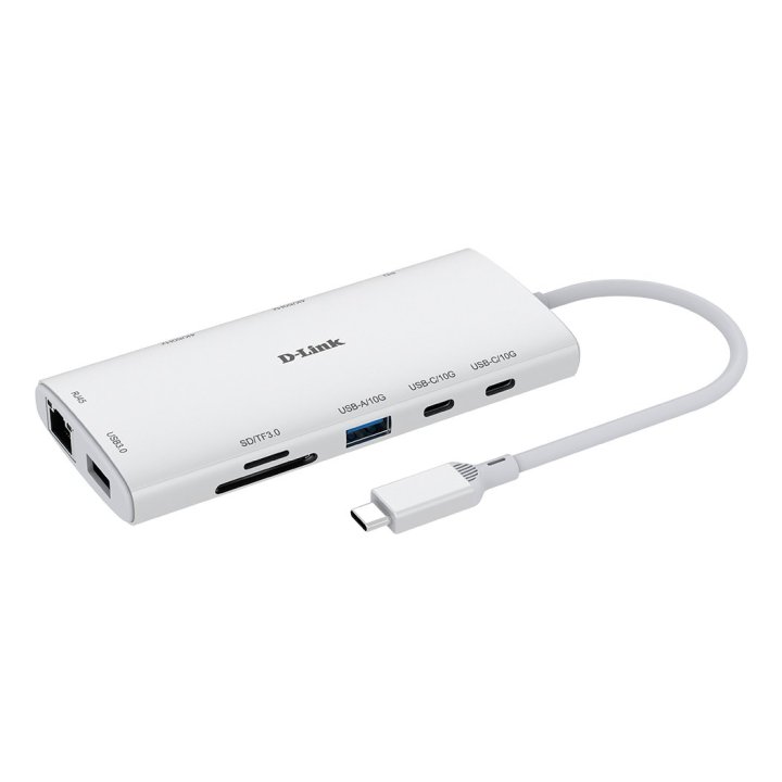 Docking Usb-c D-link Dup-a01 2xhdmi 4k 3xusb3.0 1xusb-c Pd 60w 1xgb Rj45