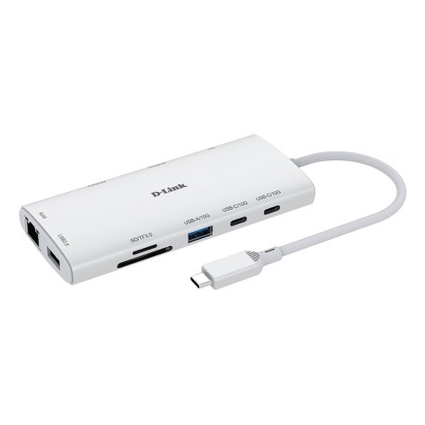 Docking Usb-c D-link Dup-a01 2xhdmi 4k 3xusb3.0 1xusb-c Pd 60w 1xgb Rj45
