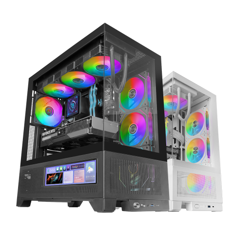 Caja Atx Semitorre Mars Gaming Mclcdx Negro...
