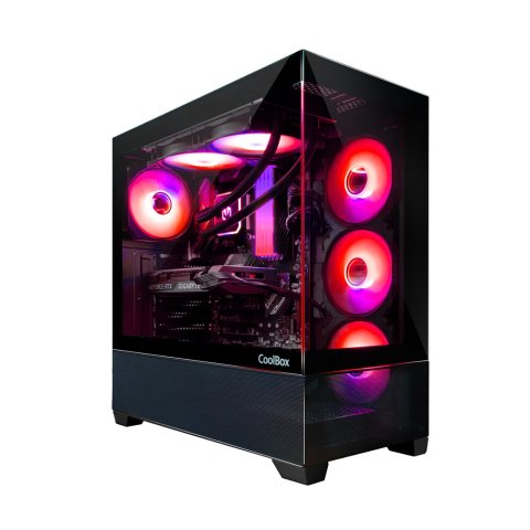 Caja Atx Gaming Ga250 Coolbox Coo-cha-ga250-0 Cristal 4xvent.argb Grafica 400mm