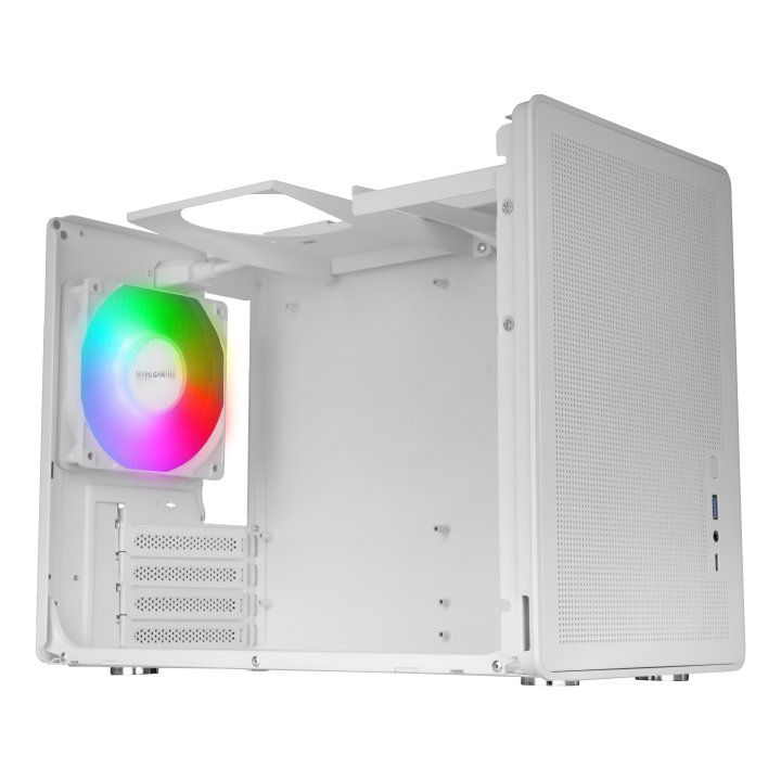 Caja Microatx Mars Gaming Mcxps Cristal Templado Mesh Gpu 280-360mm 1x3.5 2x2.5 Blancocompatible Atx sfx