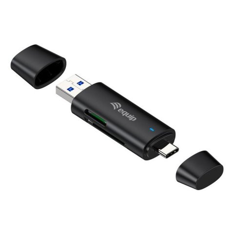 Card Reader Externo Equip Usb 3.2 Doble Conexion Usb-a & Usb-c Sd Tf