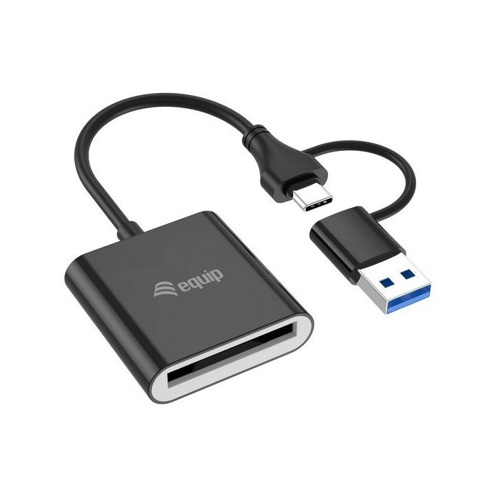 Card Reader Externo Equip Usb 3.2 Doble Conexion Usb-a & Usb-c Cf 10gbps