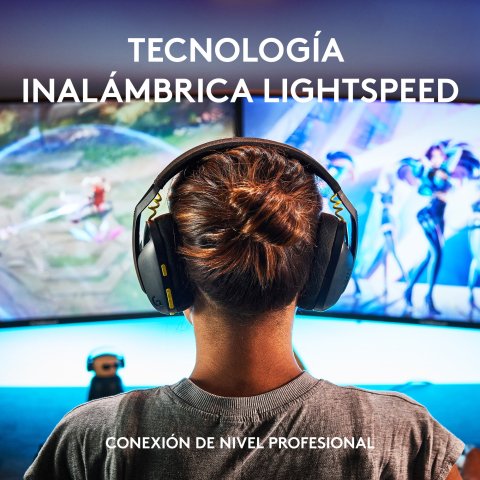 Headset Bluetooth Logitech G435 Lightspeed Dolby Atmos Windows Sonic Negro